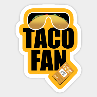 Taco Fan (Macho Man Parody) Sticker